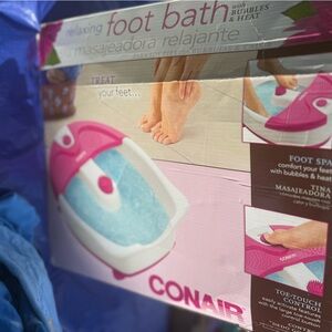 Conair Pink Foot Bath with Bubbles & Heat